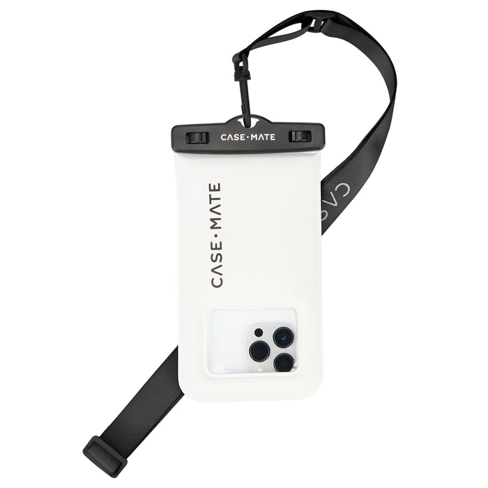 Case-Mate Waterproof Floating Pouch – Universal Fit, Sand Dollar & Soap Bubble
