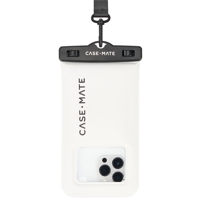 Case-Mate Waterproof Floating Pouch – Universal Fit, Sand Dollar & Soap Bubble