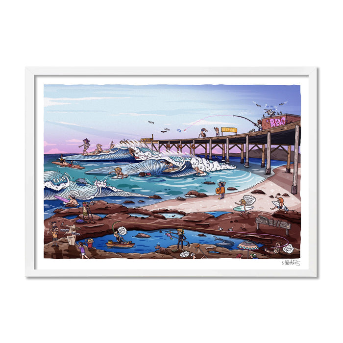 Fine Art Print / A1 (594 x 841mm) Most Popular Size / White