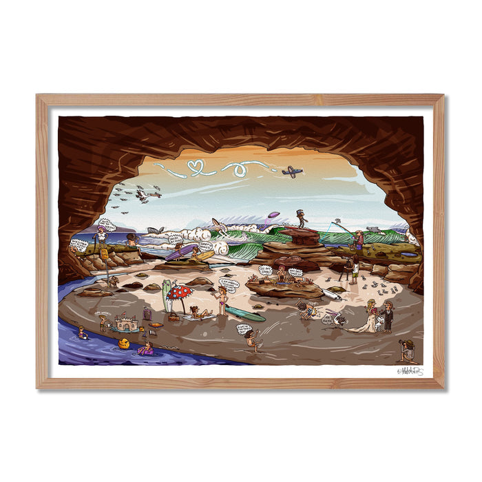Fine Art Print / A1 (594 x 841mm) Most Popular Size / Oak
