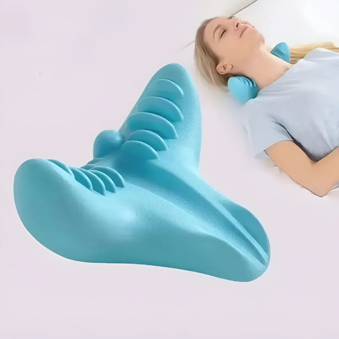 Neck and Shoulder Relaxer Cervical Traction Massage Pillow