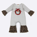 Cheetah Santa Baby Romper