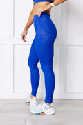 Cobalt Blue Stealth Leopard Leggings