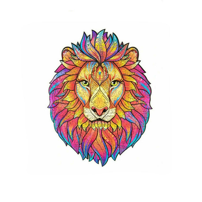 Colorful Mysterious Animal Wooden Toy Jigsaw Puzzle
