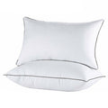 Pack of 2 Hotel Quality Comfortable and Washable High Support Medium Firm Pillows