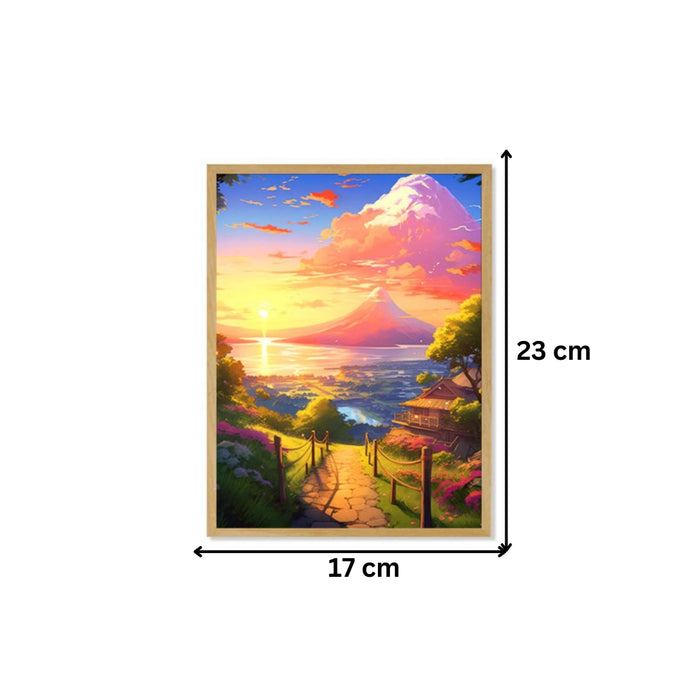 LED Light Painting Comic Style LED Painting Lamp Modern Home Gift