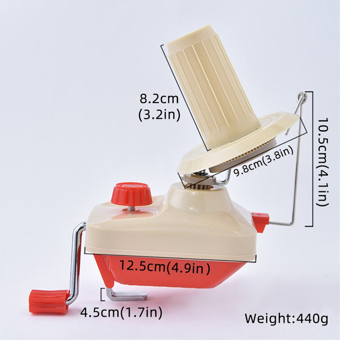 Manually Operated Yarn Winding Machine with Plastic Rod