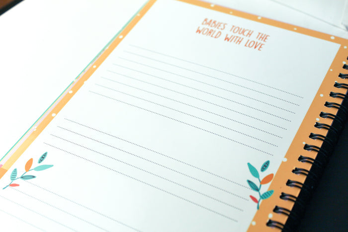 Confetti Love - Baby Milestone Book