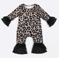 Copper Leo Baby Romper