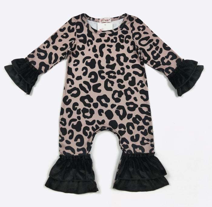 Copper Leo Baby Romper
