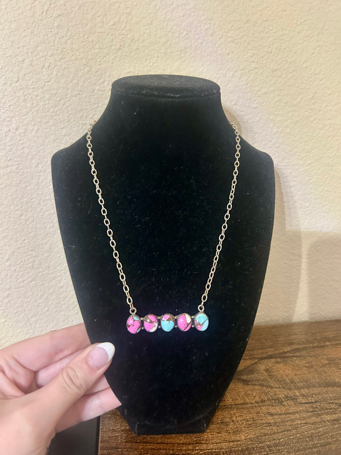 Cotton Candy Bar Necklace