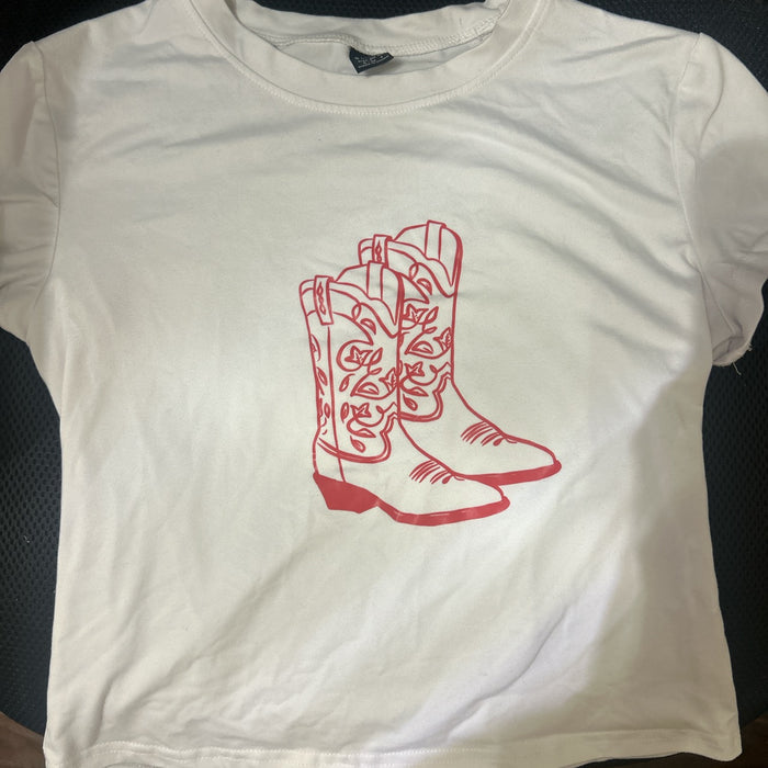 Cowboy Boots Baby Tee