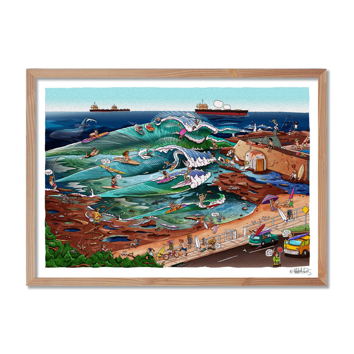 Fine Art Print / A1 (594 x 841mm) Most Popular Size / Oak