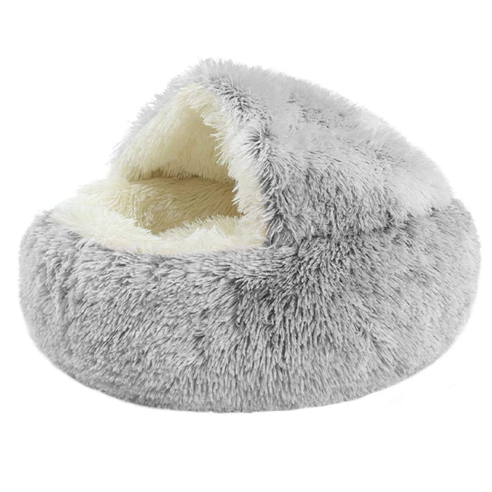 PETSWOL Cozy Burrowing Cave Pet Bed for Dogs and Cats