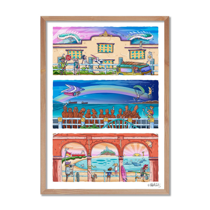 Fine Art Print / A1 (594 x 841mm) Most Popular Size / Oak