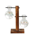 Creative Wooden Frame Hydroponic Vase Flower Arrangement Container