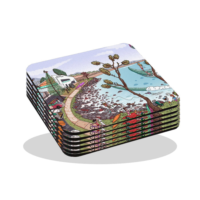 Crescent Head 2.0 Coaster
