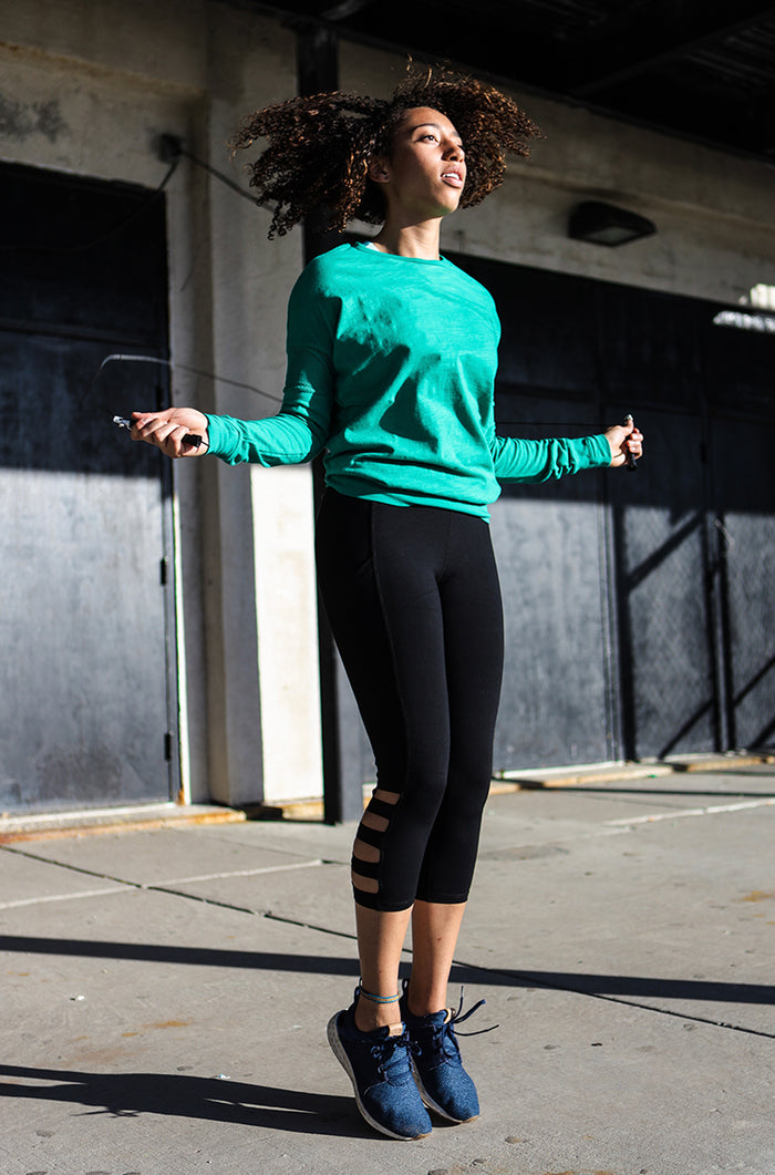 Cut Out Capri (Final Sale - XS, S)