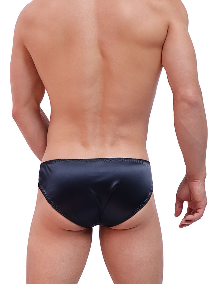 men's navy blue silk panties - XDress