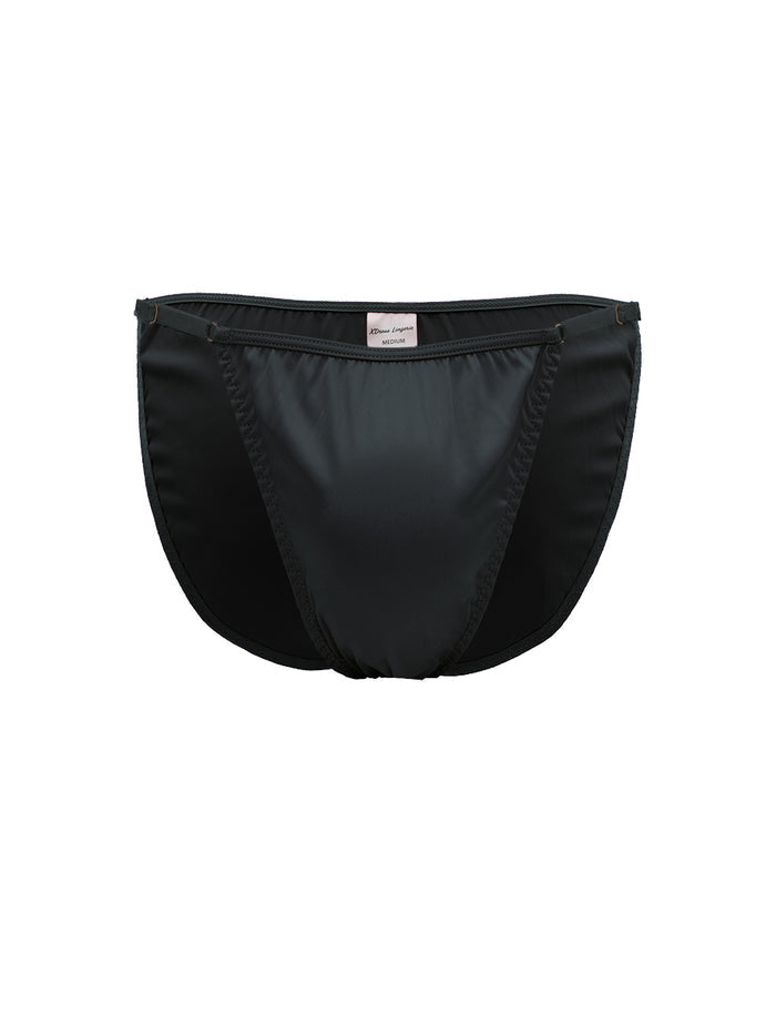 Black men's underwear on a white background