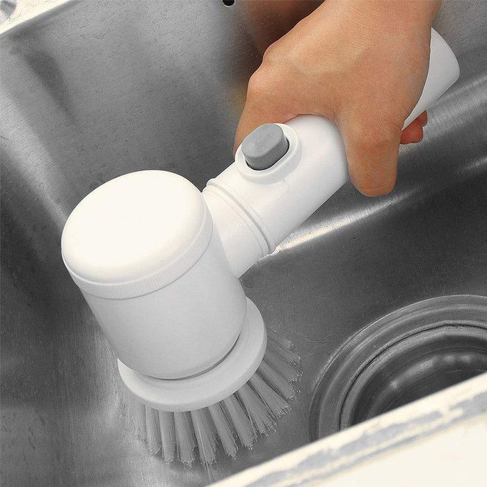 5-in-1 Cordless Electric Deep Cleaning Handheld Brush - USB Rechargeable