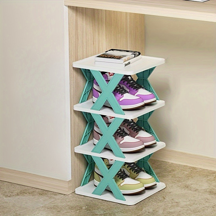 Detachable Shoe Racks Multi Layer Simple Shoes Shelf Color Cabinet