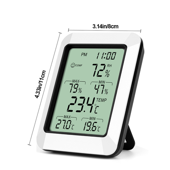 2024 Digital LCD Humidity Meter Indoor Hygrometer Thermometer Temperature NEW