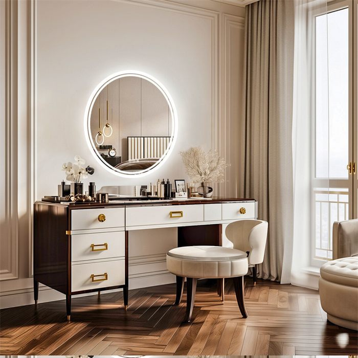 Dimmable and Anti-fog Touch Screen LED Light Mirror