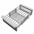 Expandable Dish Drying Rack Telescopic Retractable Over the Sink Strainer