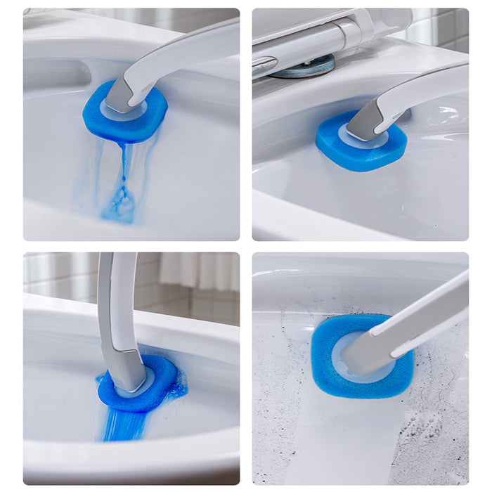 CLEANFOK Disposable Toilet Brush - Hassle-Free Toilet Bowl Cleaning