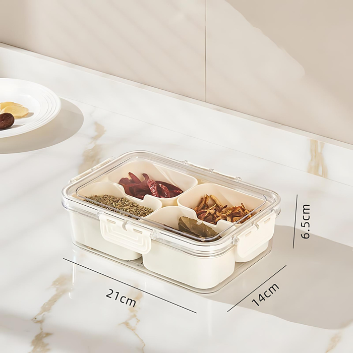 8-Grid Divided Serving Tray Storage Box