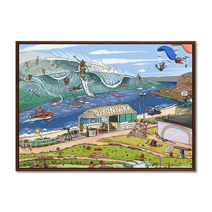 Canvas / A1 (594 x 841mm) Most Popular size / Walnut