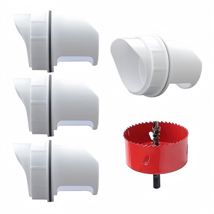 Waterproof No Waste DIY Chicken Feeders Gravity Feed Kit