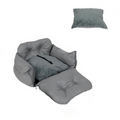 Dog Car Seat with Safety Belt Pet Booster Nest Cushion