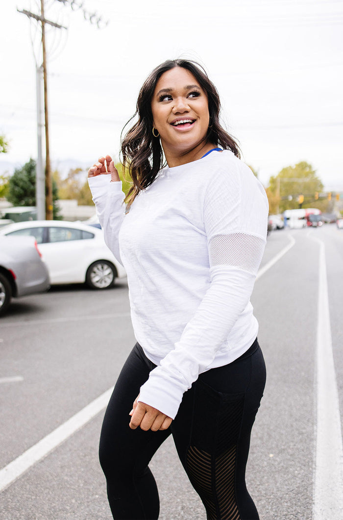 Dolman Comfort Top in White - XXL & 3XL (Final Sale)