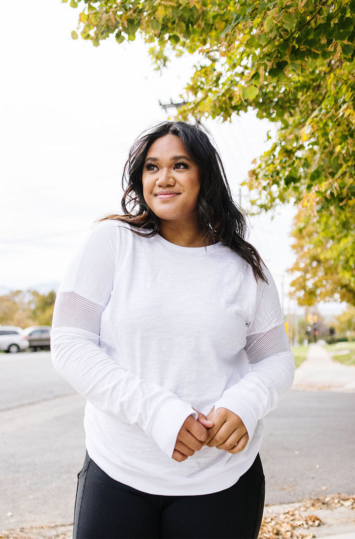 Dolman Comfort Top in White - XXL & 3XL (Final Sale)