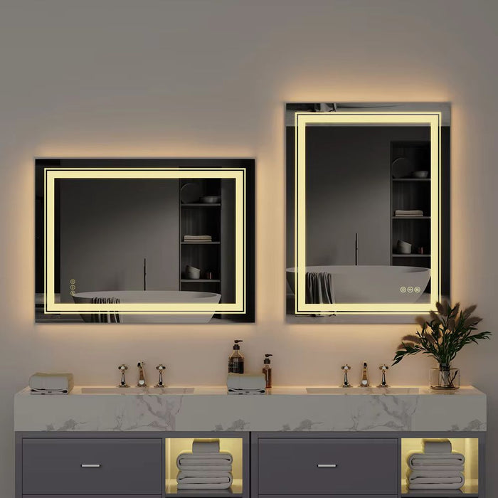 Dual-Light LED Makeup Mirror Crystal Clear & Flicker-Free