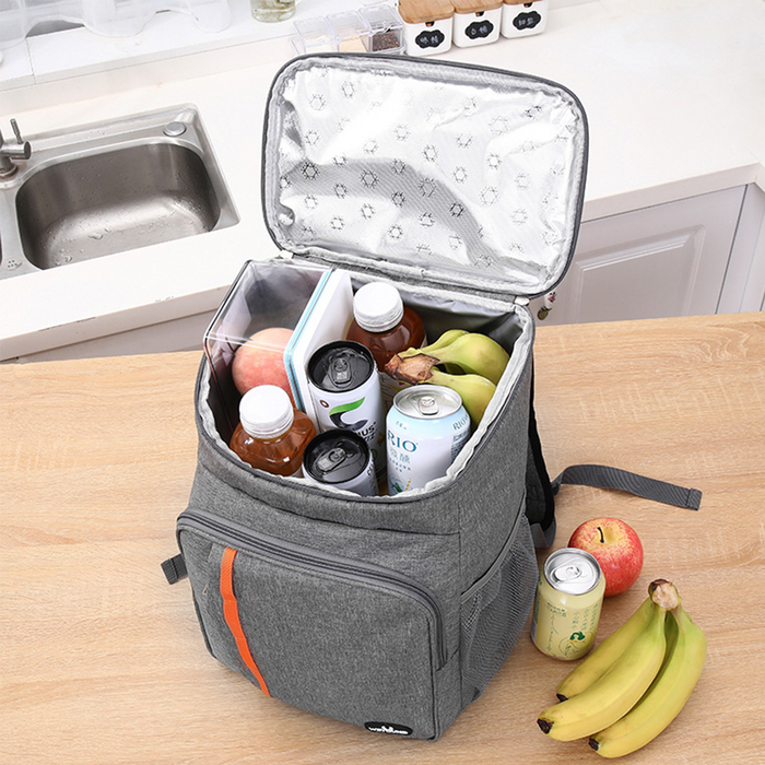 20L Durable Waterproof Cooler Insulated Case Camping Oxford Backpacks Icebox