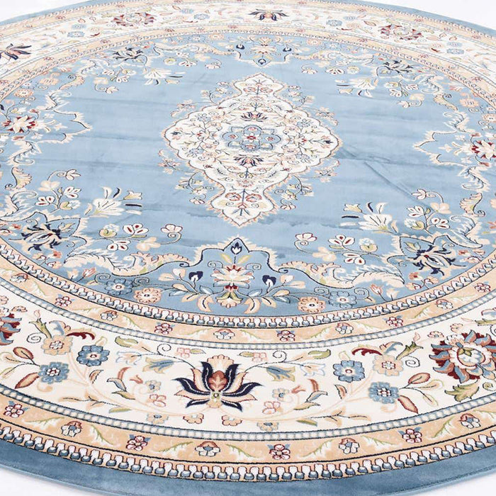 Easy to Clean Floor Carpet Rug with Non-Slip Backing in Circle/Square