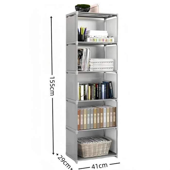 Effortless Assembly Bookshelf Versatile Storage