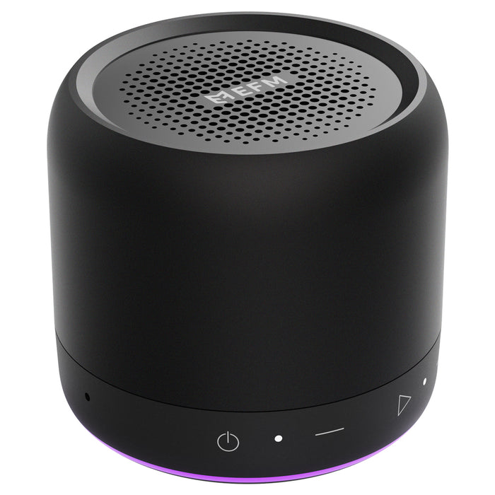 EFM Cloudbreak Mini Bluetooth SpeakerWith Dynamic Lighting Effects - Black