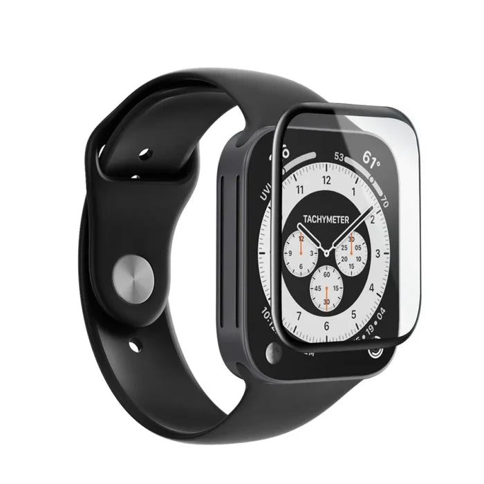 EFM FlexiGlass Screen Armour Twin Pack for Apple Watch Series 7/8/9