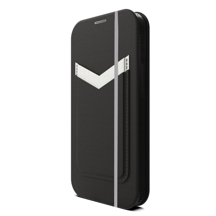 EFM Miami Leather Wallet Case with D3O for iPhone 13 Pro Max – Smoke Black