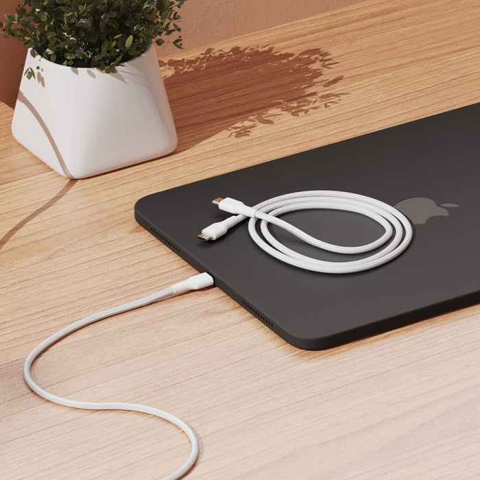 EFM USB-C Braided Cable Twin Pack 1M & 2M with 60W Power Throughput