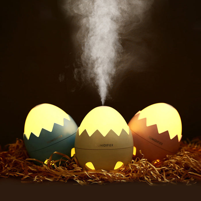 Egg Shaped Ultrasonic Air Humidifier Essential Oil Diffuser- USB Powered