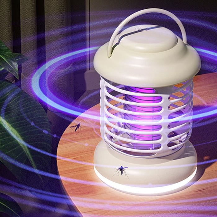 Electric Mosquito Zapper Lamp and Bug Fly Insect Trap with UV Light - USB Rechargeable