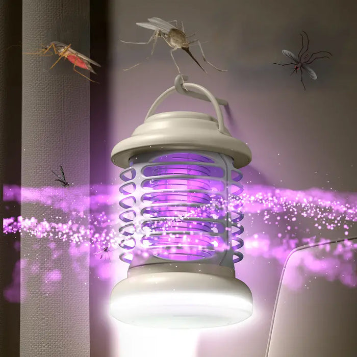 Electric Mosquito Zapper Lamp and Bug Fly Insect Trap with UV Light - USB Rechargeable