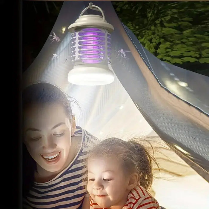 Electric Mosquito Zapper Lamp and Bug Fly Insect Trap with UV Light - USB Rechargeable
