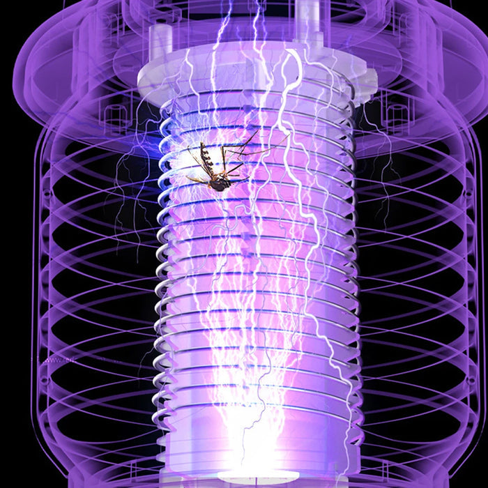 Electric Mosquito Zapper Lamp and Bug Fly Insect Trap with UV Light - USB Rechargeable