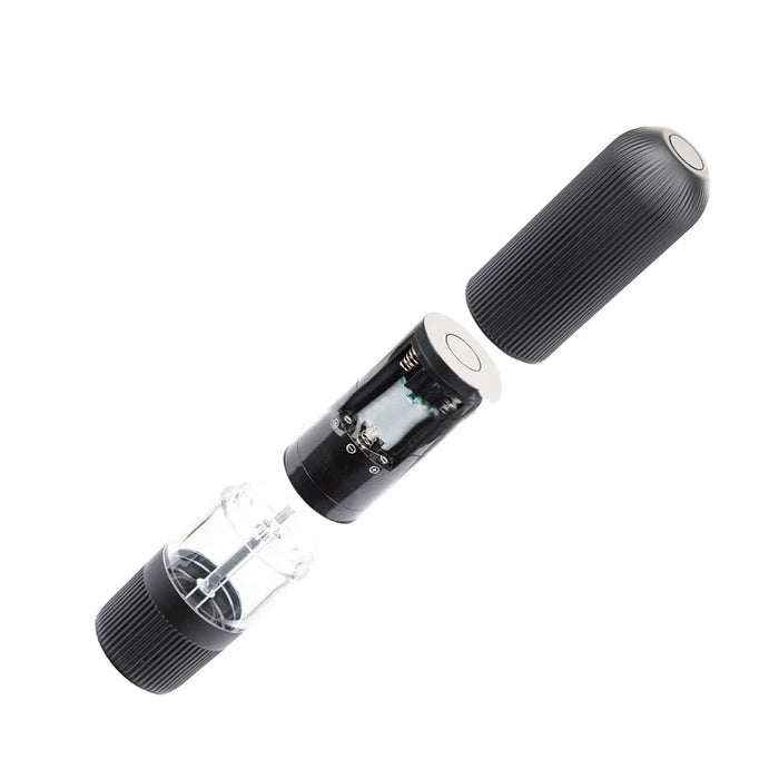 One-Hand Electric Salt Grinder and Pepper Mill with LED Light- Battery Operated
